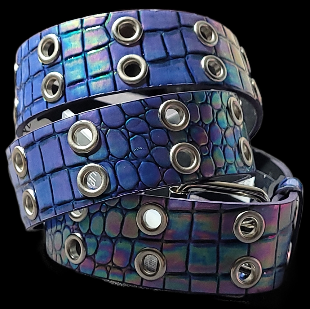 Women's Colorful Double Holed Belt
